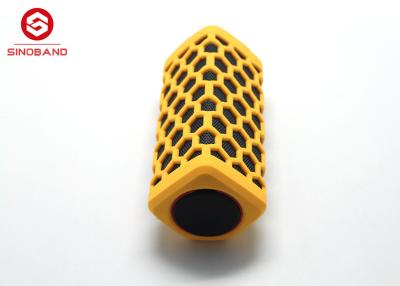 China 7000mah Outdoor Bluetooth Speaker Over 20 Hour Playtime , Yellow USB Bluetooth Speaker for sale