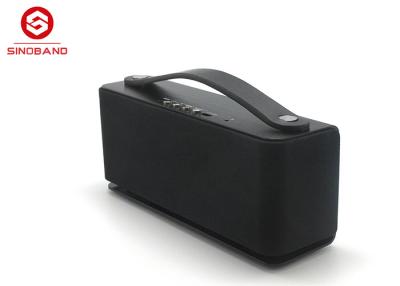 China Aluminium Super Bass Bluetooth Speaker with Leather Handle , OEM/ODM for sale