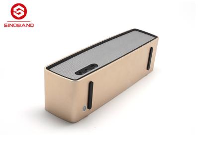 China Dual 5watt Portable Audio Super Bass Bluetooth Speaker Full Metal design with Microphone for sale