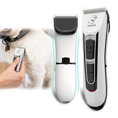 China Viable Rechargeable Pet Clipper Remover Low Noise Cutter Grooming Cat Dog Hair Trimmer Electrical Pets Hair Cutting Machine for sale