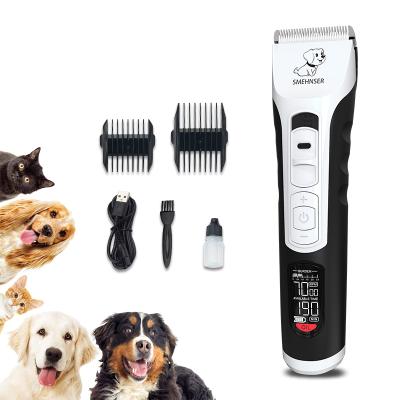 China New Pet Viable Electric Shaver Dog Shear Machine Charging Cat Clippers High Power Beauty Products for sale