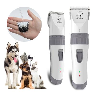 China D6 Viable Rechargeable Professional Pet Hair Clipper USB Pet Grooming Kit Electric Grooming Machine Pet Machine Trimmers For All Pet for sale