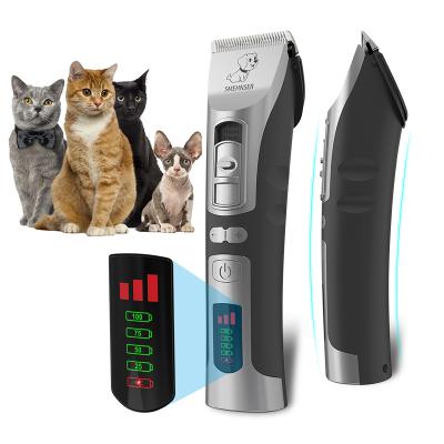 China Viable Clipper Shed New Design Pet Hair Clippers Kit Low Noise Comfortable USB Custom Professional Pet Grooming Trimmer for sale