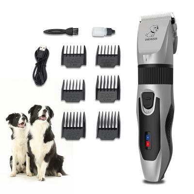 China SMEHNSER Viable Pet Grooming Tool Low Noise Rechargeable Pet Clipper USB Charger Pet Clipper Set for sale