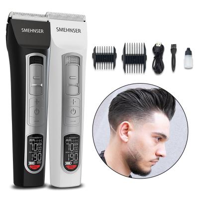 China Outdoor Professional Hair Trimmer For Men's USB Multi Function Hair Clipper LCD Display Cordless Electric Hair Trimmer for sale