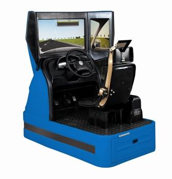 China 120 Degree auto driving simulator , Interactive truck training simulator for sale