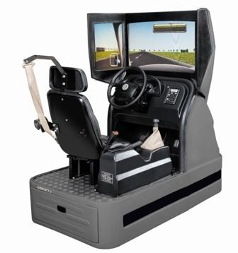 China 32 Inch LCD Interactive auto driving simulator , 3D city drive simulator for sale