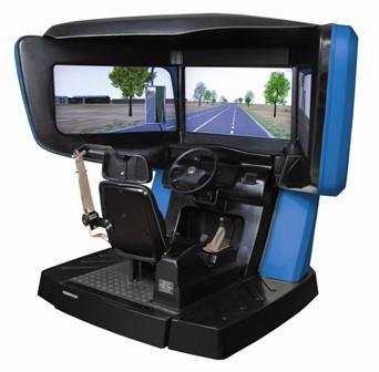 China 180 degree car driving simulators , driver driving lesson simulator for sale