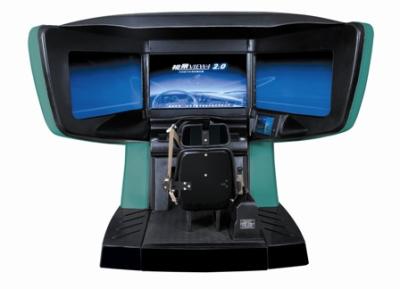 China 180 degree computer driving simulator , virtual 3d driver simulators for sale