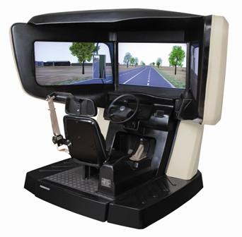 China Interactive car driving simulator machine, Manual Learning Driving Simulator for sale