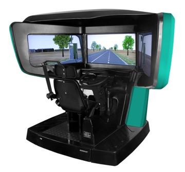 China Truck driver training simulator , 3d computer drive simulator for sale