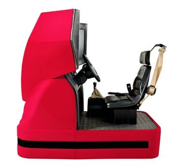 China Computer driving simulator equipment , right hand screen simulator for sale