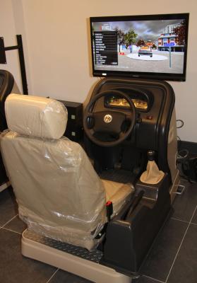 China Smart Truck Driving Simulator / Car Driving Simulator with Single Screen for sale