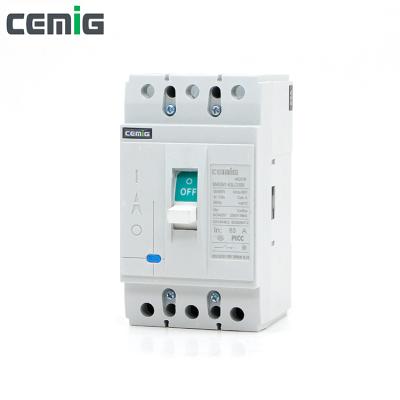 China CEMIG best mccb 100amp China C16 63A DC cast case circuit breaker MCCB 63 amp mccb SMGM1-63 15KA-70KA for sale