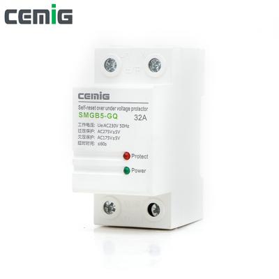 China Cemig 10ka mini mcb undervoltage circuit breaker SMGB5-GQ 80A SMGB5-GQ automatic delay protector mini for sale