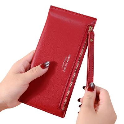 China New Fashion Waterproof Handbag Women's Long Large Zipper Wallet for sale