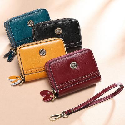 China New Fashion Coin Purse Women Mini Money Pouch Card holderCoin Genuine Leather Purses for sale