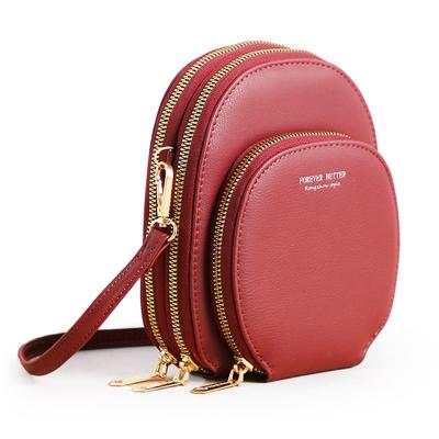 China News Large Capacity One Shoulder Waterproof Mobile Phone Bag Women's Long Wallet Multifunctional for sale