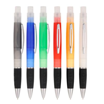 China New Design Style ML Hand Tip Sanitizer Special Empty Bottle Pen Manufacturer Portable Travel Perfume Spray Ballpoint Pen for sale