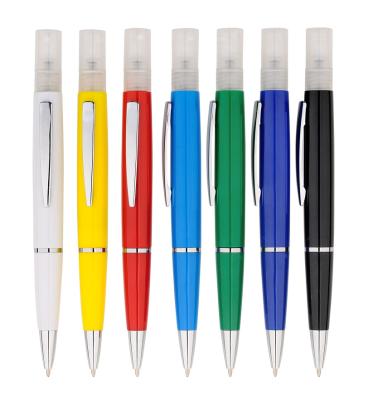 China New Design 3ml Hand Tip Sanitizer Special Empty Bottle Pen Manufacturer Portable Travel Perfume Design Spray Ballpoint Pen for sale