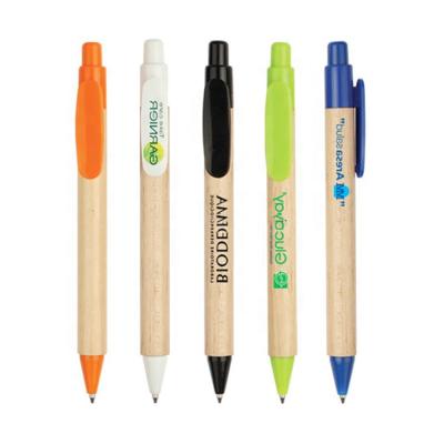 China Promotional pen eco friendly recycled pens factory price eco recycled pen with printing logo for sale