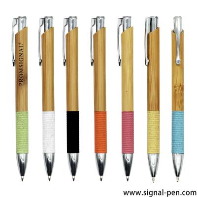 China 2021 promotional hot seller classic pen ballpoint pen new model eco pen bamboo for sale