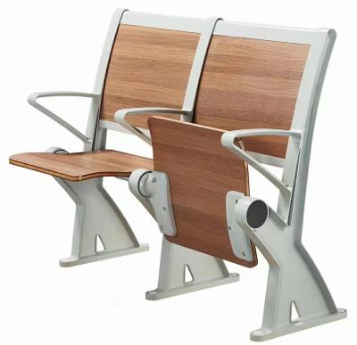 China Modern School Lecture Hall Furniture University College Folding Desk And Chair for sale