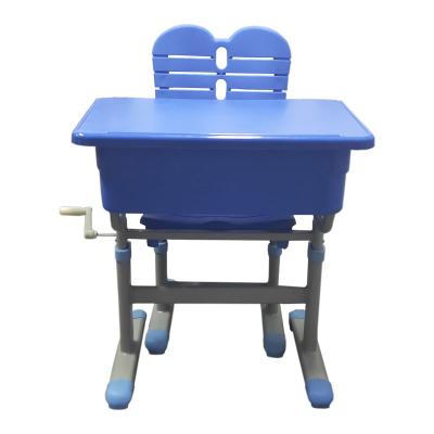 China Simple modern adjustable plastic-steel school furniture colorful high quality desk for kids for sale