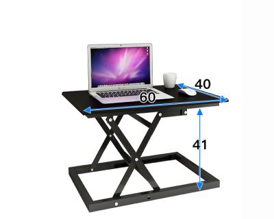 China (Height)Adjustable Height Adjustable Standing Riser Monitor 30inch Foldable Infinitely Sit To Stand Computer Desk for sale