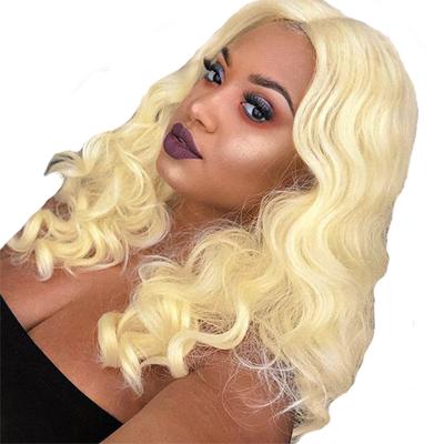 China Synthetic Hair Bob Wigs Lace Front Brazilian Hair Wavy Hair Wig For Women Pre Plucked With 150% Baby Hair for sale