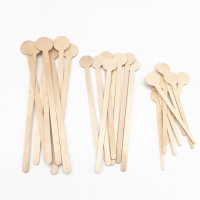 China Viable Biodegradable Wooden Stirrers 18cm for sale