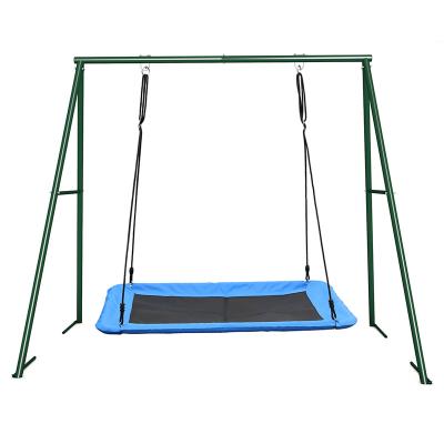 China Strong Swing Seat Patio Swing Kids Swing Outdoor Garden Metal Swing Frame for sale