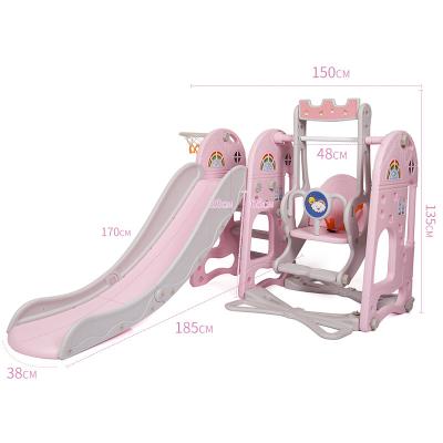 China Strong Swing Pose New Style Kids Playground Baby Indoor Multifunctional Toys Kids Plastic Swing Slide for sale