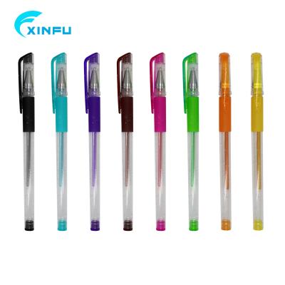 China The colorful Pen Low price cap function cute transparent plastic pen ballpen promotional plastic ballpen promotion for sale