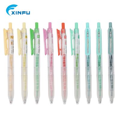 China Promotional Plastic Screen Printer Novelty Calligraphy Pen Promotional Ballpoint Pen for sale