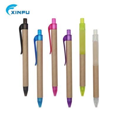 China Nice Writing Feeling Recycled Pen twsbi eco black fountain pen eco eco-friendly notebook pulp material paper tube with pen for sale