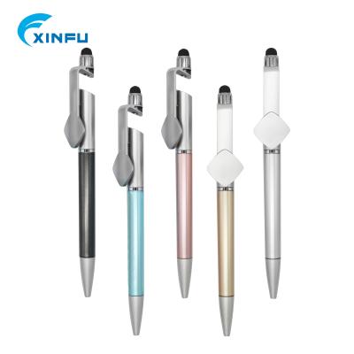 China office & Gift Twist Action Stylus Plastic Comstomize Logo Promotional Pen On Clip for sale