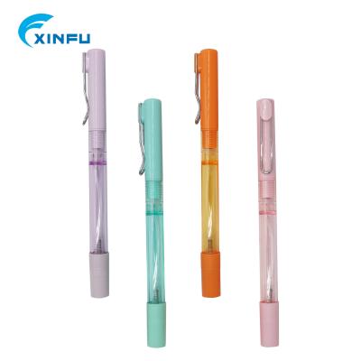 China New Design Pen Perfume Spray Bottle 10ml With Water Mist 8ml Pocket Pen Perfume Spray Bottle With Mist With Custom Logo for sale