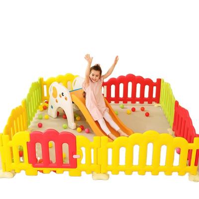 China Anti-collision Beautiful Kids Playpen Safety Baby Fence Gate for Children for sale