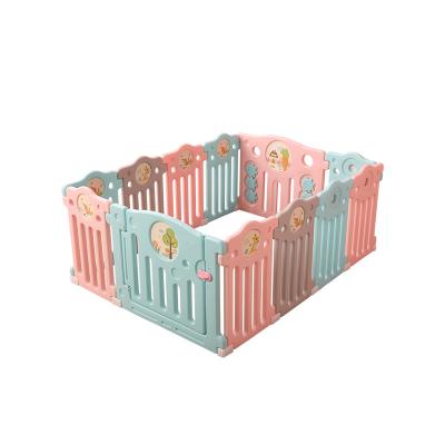 China HDPE Baby Playpen Hot Sale Indoor Plastic Fence Gate For Children for sale