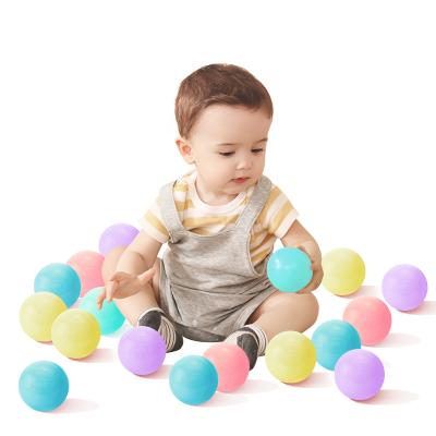 China Toy Best Selling Colorful Baby Soft Plastic Ocean Ball Plastic Ball For Baby for sale