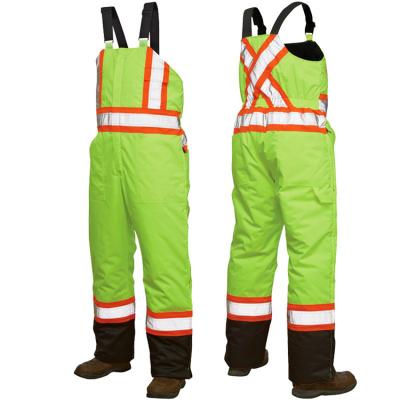 China Professional Labor Safety Uniform Workwear Brace Bib Overall Construction Hi-strength Bib Protective Pants for sale