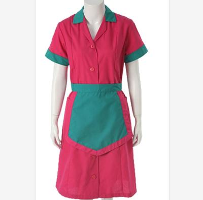 China Elegant Cheap Customized Dress Ladies Dress Hotel Waiter Uniform for sale