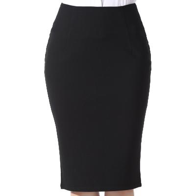 China Design Lady Office Work Plus Size Customized Stretch Skirt for sale