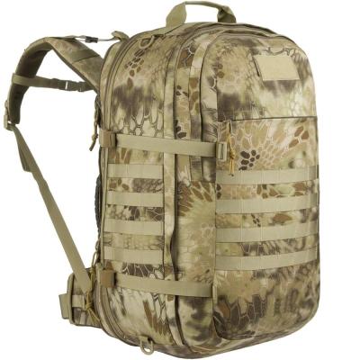 China 45l Camouflage Safety Rucksack Bag Military Tactical Durable Cordura Cotton Rucksack Military Tactical Rucksack for sale