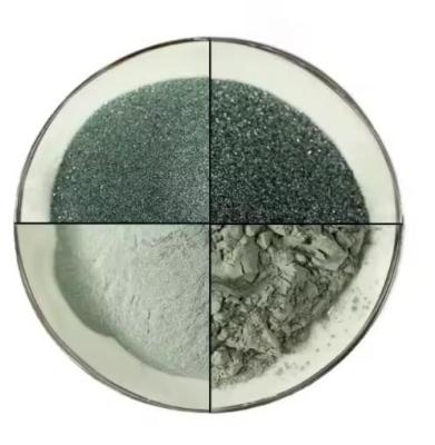 China Black Green Silicon Carbide Powder 98% Purity SiC Grit Fine Powder For Metallurgical Refractory for sale