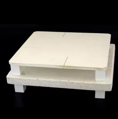 China High Temperature Cordierite Mullite Ceramic Batt Plate Refractory Ceramic Mullite Cordierite Slab For Kiln Furniture for sale