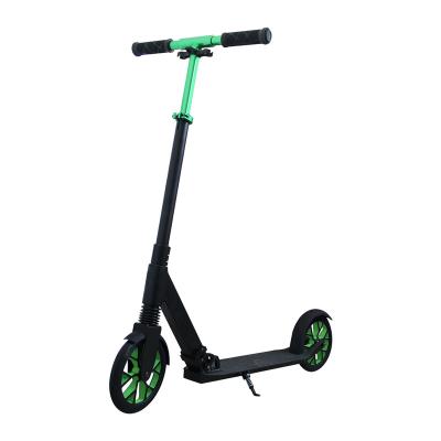 China Single Folding Mechanism With Handle Bar Clamps Hot Sale Quality Big Size Kids Scooter 200mm PU Wheels Adult Kick Scooter for sale