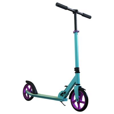 China Simple Folding Mechanism With Handle Bar Clamps Stop Ride Scooter Aluminum Freestyle Kick Scooter For Teenagers for sale