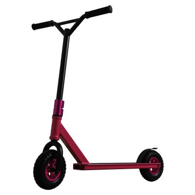 China Super Reliable With Air Wheel High Quality Full Off Road Aluminum Pro Scooter Professional Adult Freestyle Stunt Scooter for sale